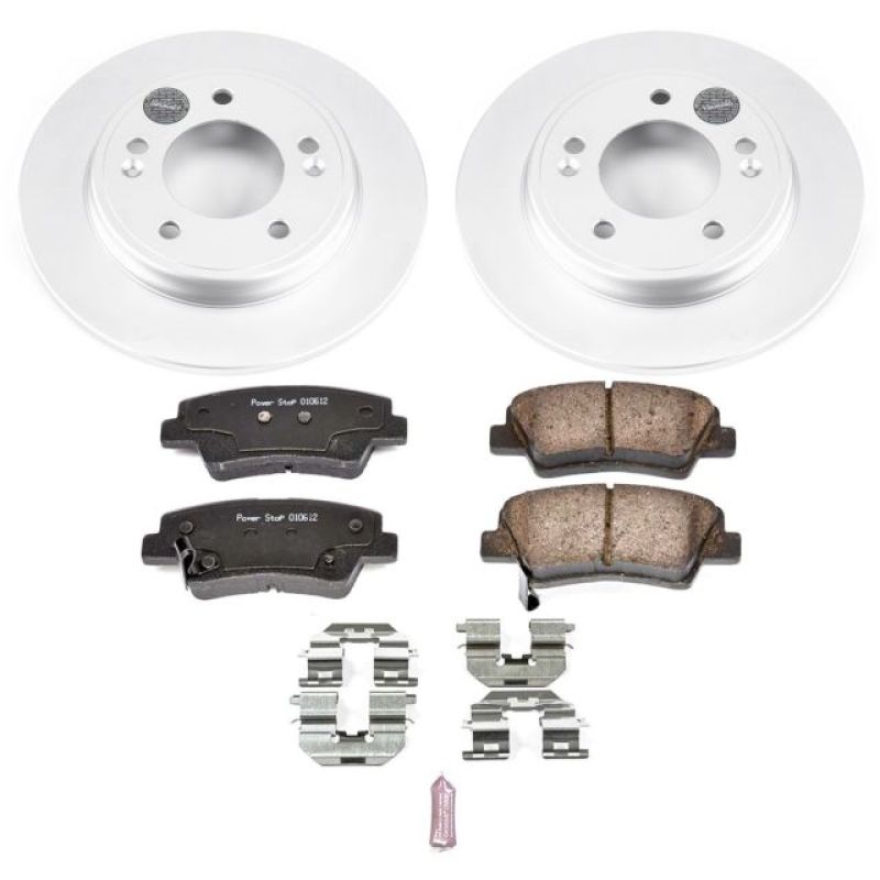 PowerStop Power Stop 17-19 Hyundai Elantra Rear Z17 Evolution Geomet Coated Brake Kit