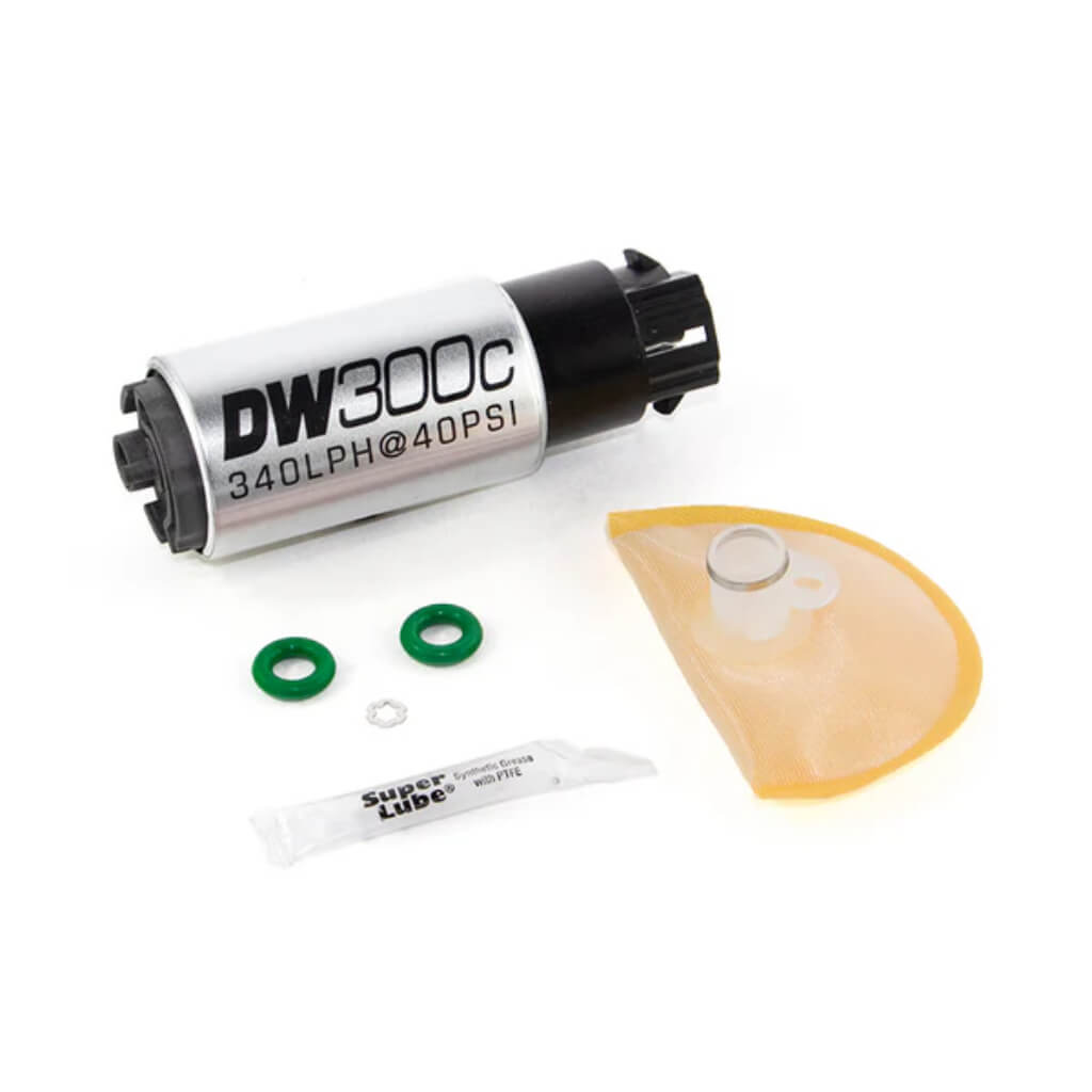 DEATSCHWERKS 9-309-1008 FUEL PUMP 340LPH WITH INSTALLATION KIT FOR SUBARU STI 2008-2018