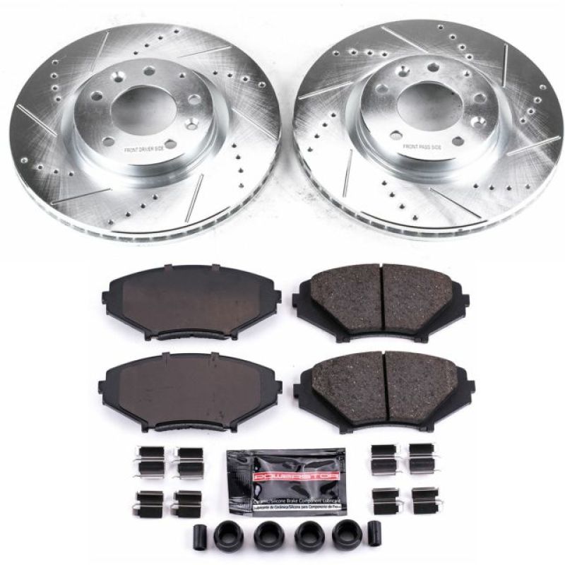 PowerStop Power Stop 04-08 Mazda RX-8 Front Z23 Evolution Sport Brake Kit