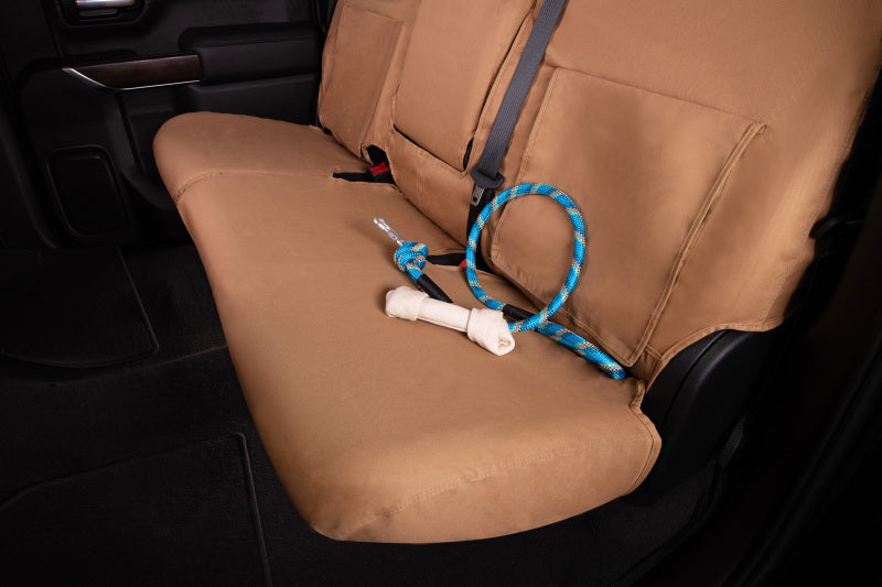 Covercraft 07-13 GMC Sierra Polycotton SeatSaver Custom Second Row Seat Covers - Tan