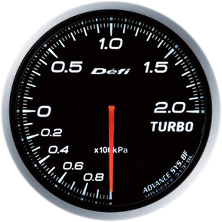 Defi DF09902 Advance BF Boost Gauge - 60mm - 2 Bar - Red