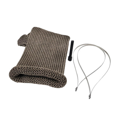 DEI 10049 TITANIUM KNIT EXHAUST SLEEVE 3" X 12"