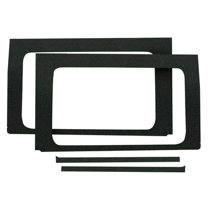 DEI 50173 BLACK ORIGINAL FINISH REAR SIDE WINDOW ONLY FOR JEEP WRANGLER JL 4-DOOR
