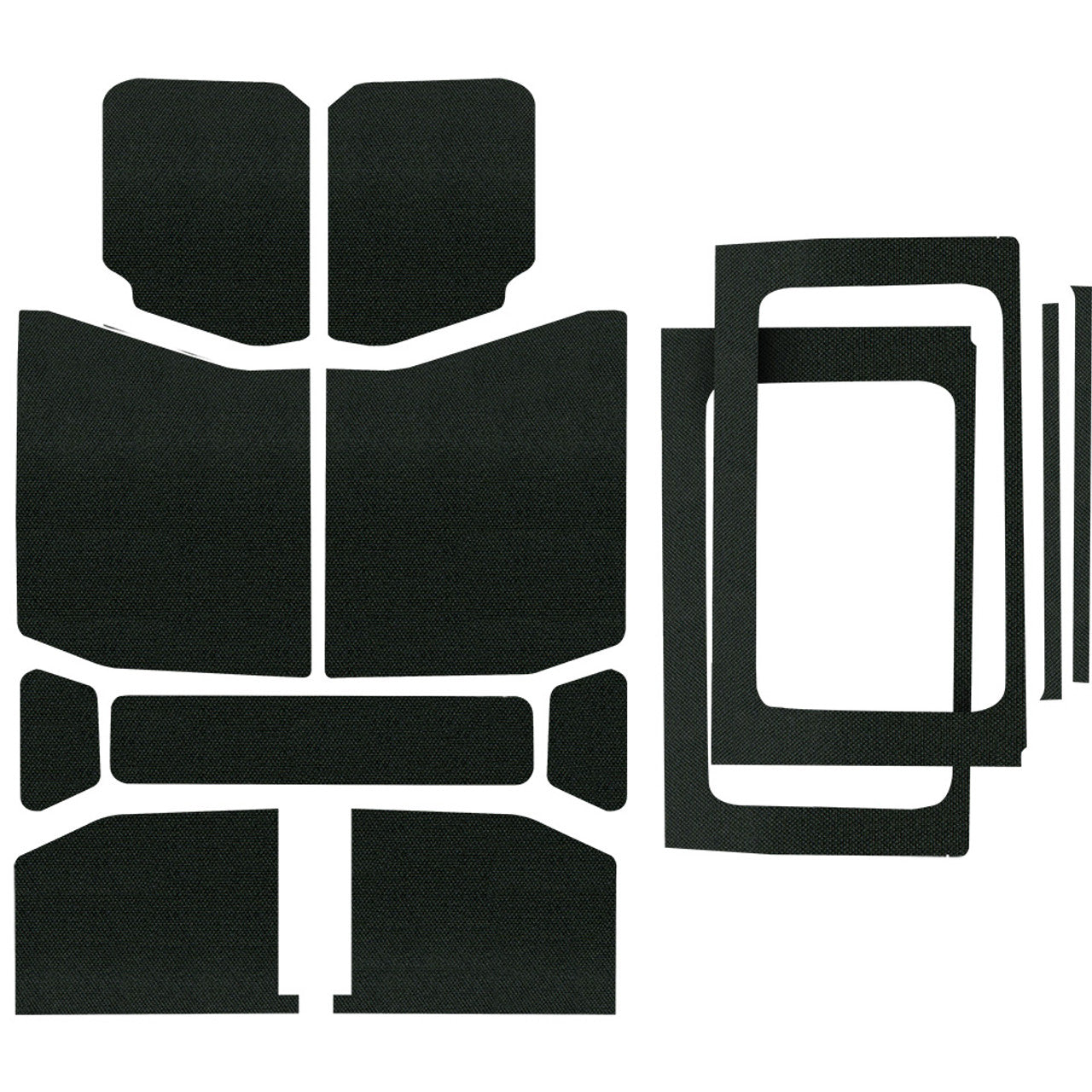 DEI 50178 BLACK ORIGINAL FINISH COMPLETE KIT FOR JEEP WRANGLER JL 4-DOOR