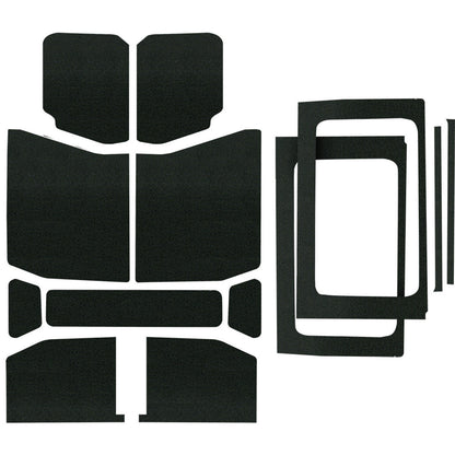DEI 50178 BLACK ORIGINAL FINISH COMPLETE KIT FOR JEEP WRANGLER JL 4-DOOR