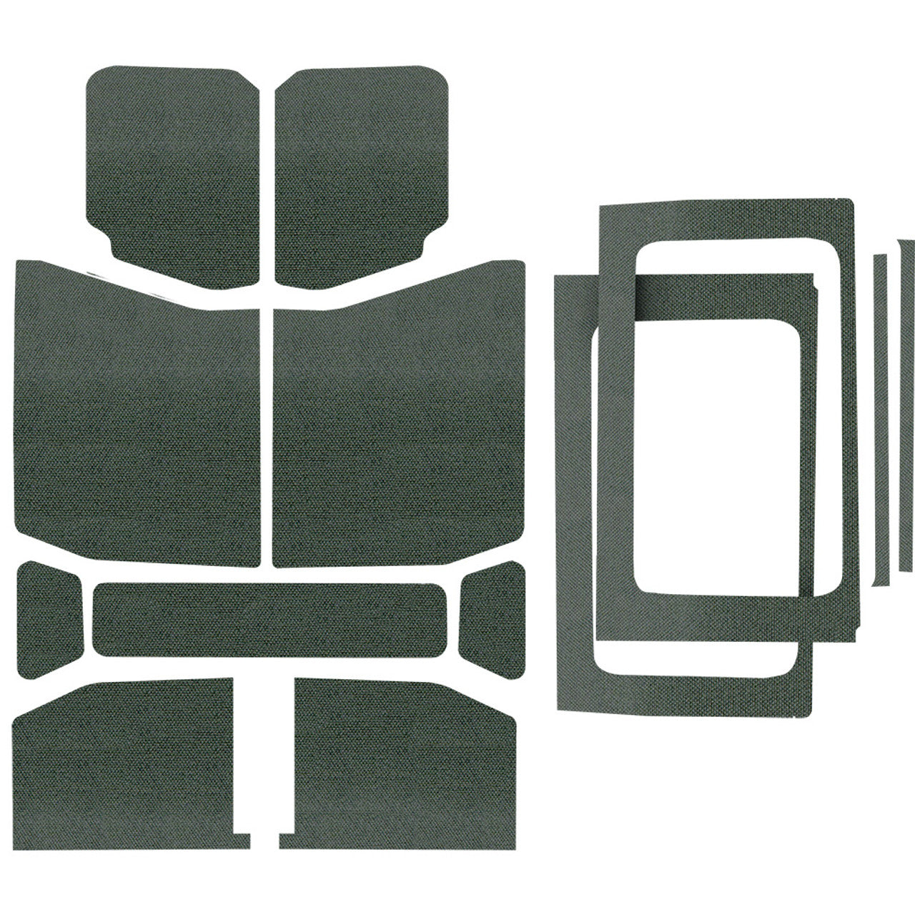 DEI 50179 GRAY ORIGINAL FINISH COMPLETE KIT FOR JEEP WRANGLER JL 4-DOOR