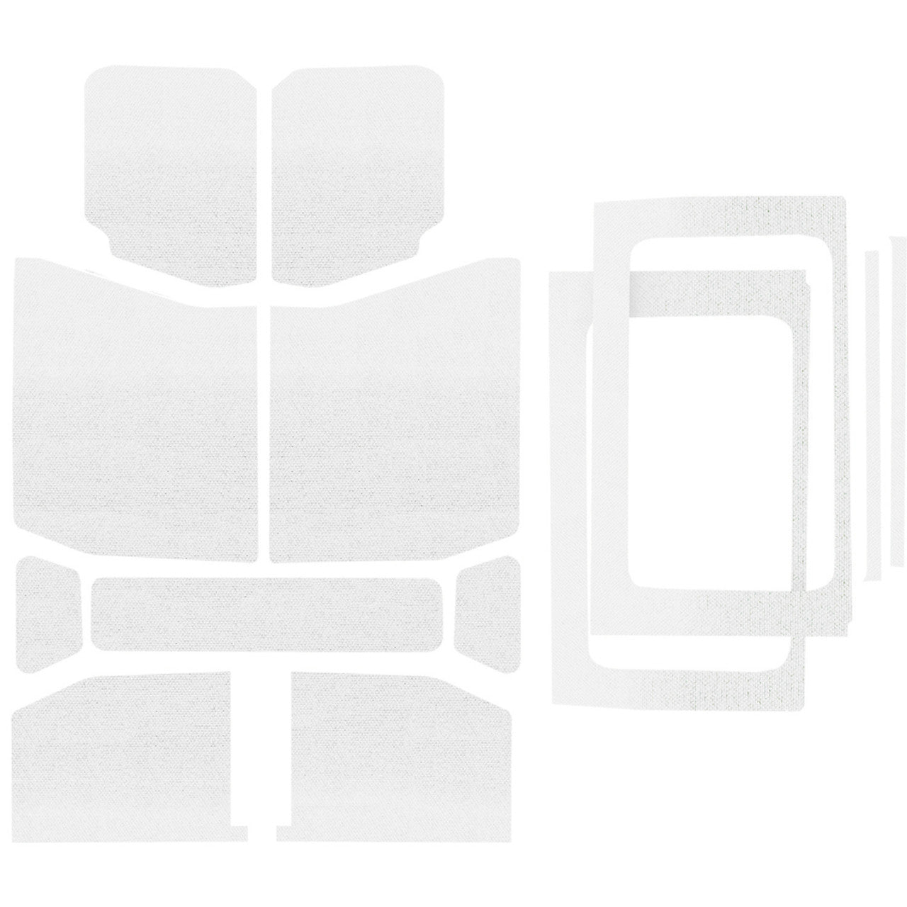 DEI 50180 WHITE ORIGINAL FINISH COMPLETE KIT FOR JEEP WRANGLER JL 4-DOOR