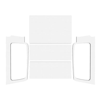 DEI 50602 WHITE ORIGINAL FINISH COMPLETE KIT FOR JEEP WRANGLER LJ 2004-2006