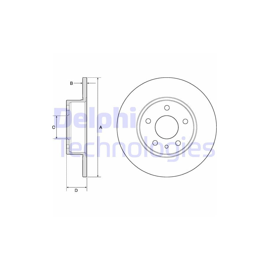 Delphi Bg2386 Brake Disc