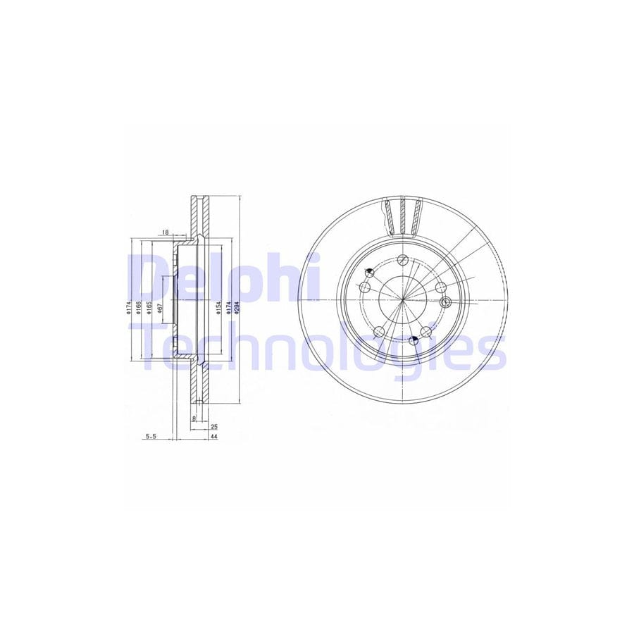Delphi Bg2772 Brake Disc