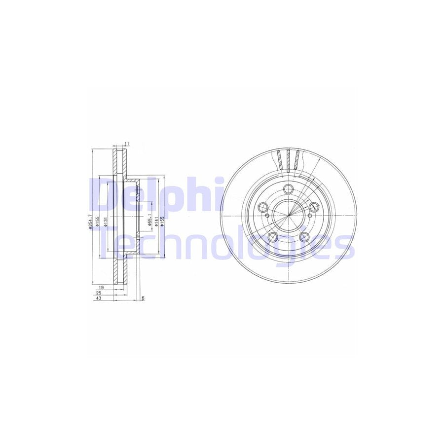 Delphi Bg2880 Brake Disc