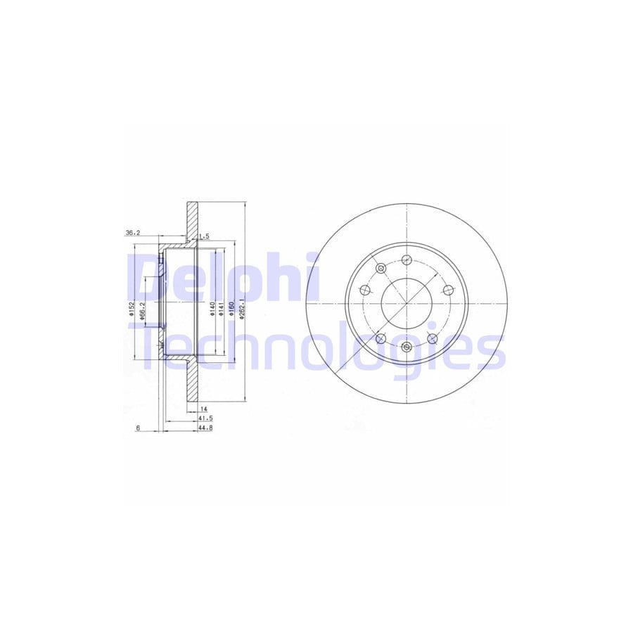 Delphi Bg3426 Brake Disc