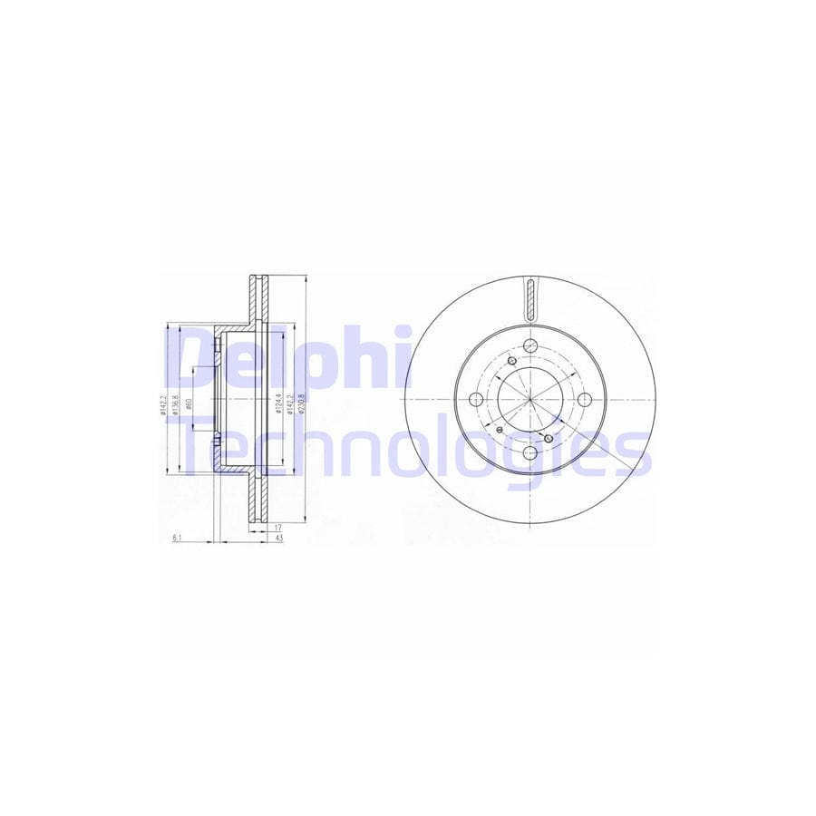 Delphi Bg3499 Brake Disc