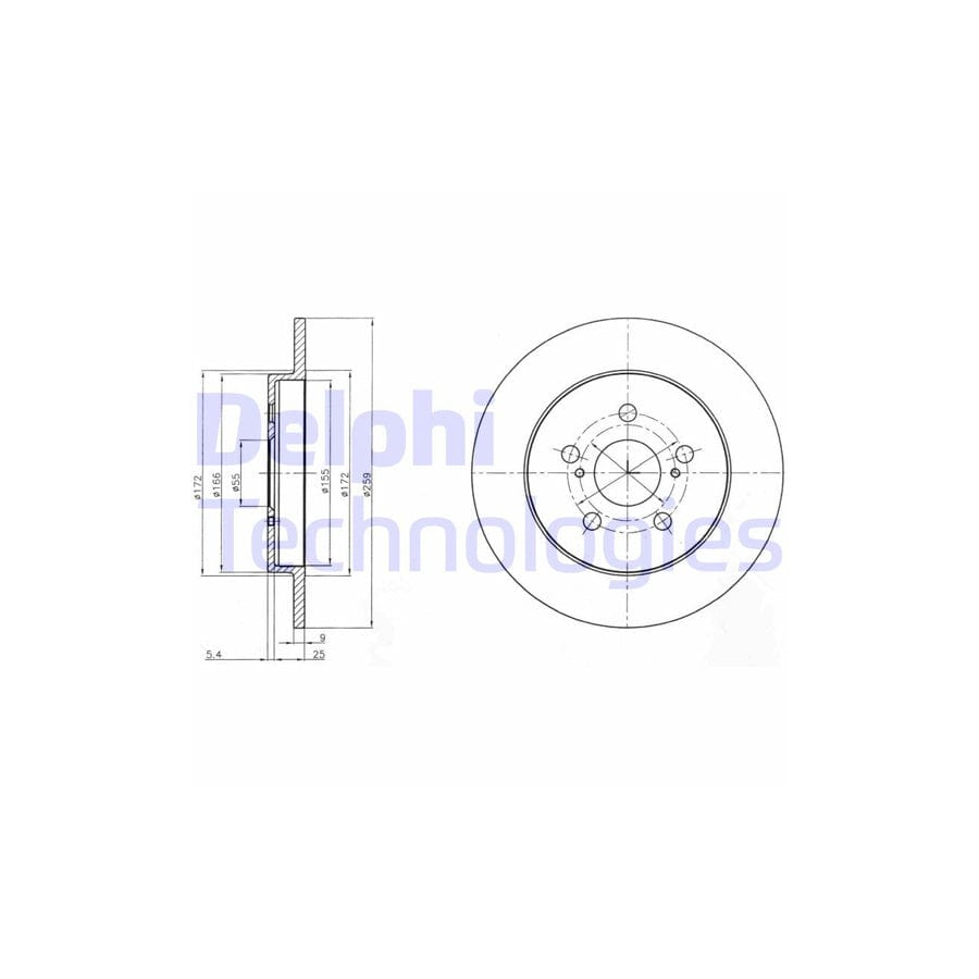 Delphi Bg4201C Brake Disc