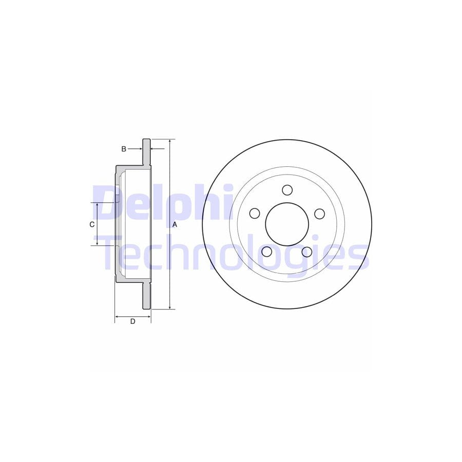 Delphi Bg4648 Brake Disc