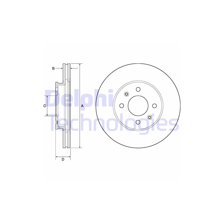 Delphi Bg4744C Brake Disc