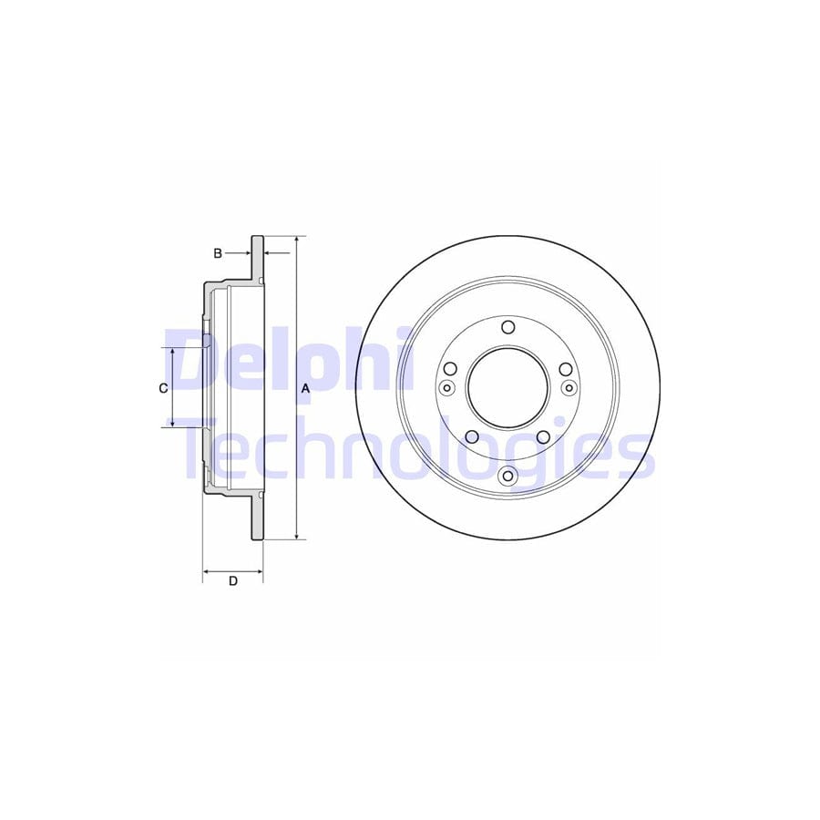 Delphi Bg4767C Brake Disc