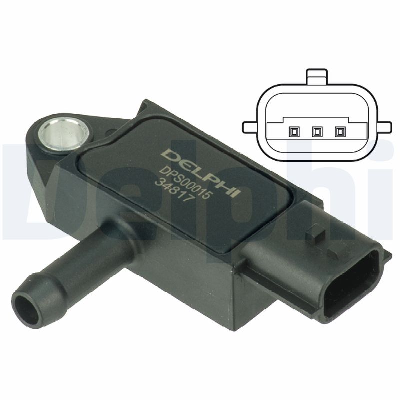 DELPHI DPS00015 Exhaust Pressure Sensor