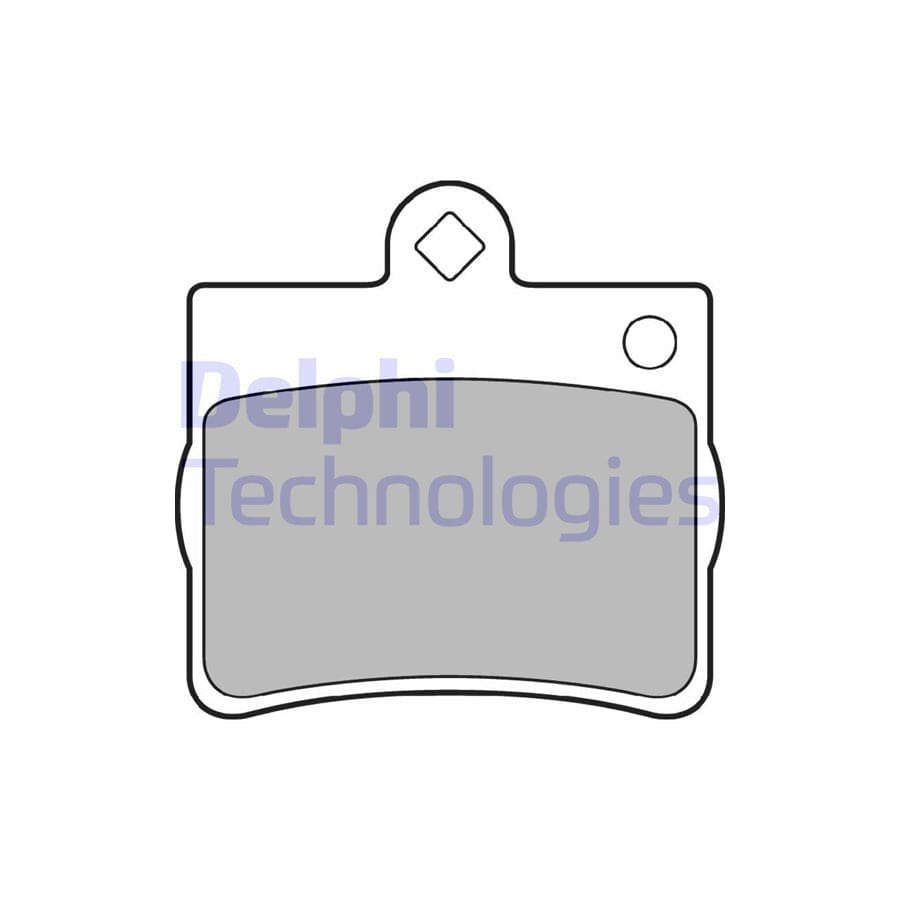 Delphi Lp1402 Brake Pad Set