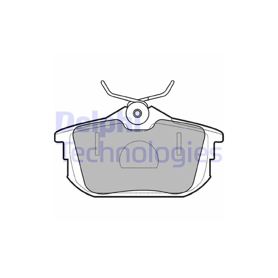 Delphi Lp1593 Brake Pad Set