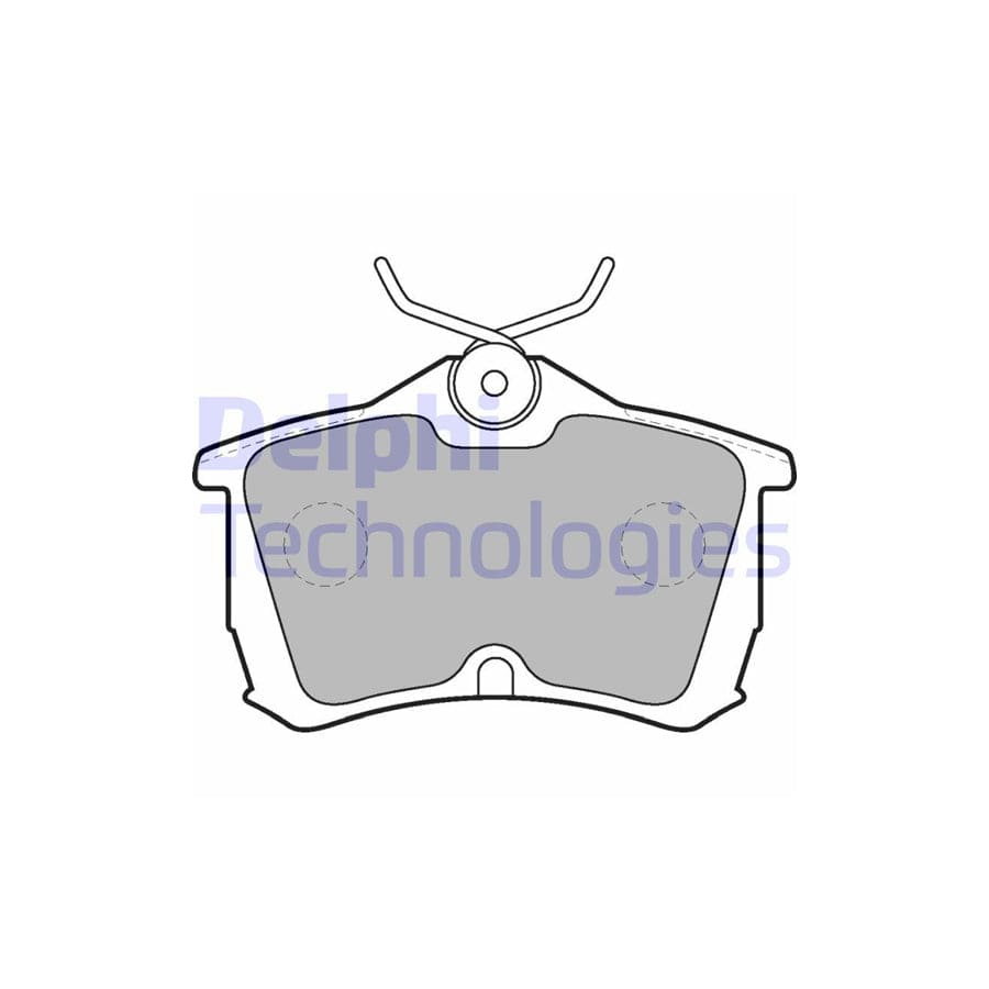 Delphi Lp1626 Brake Pad Set For Honda Accord