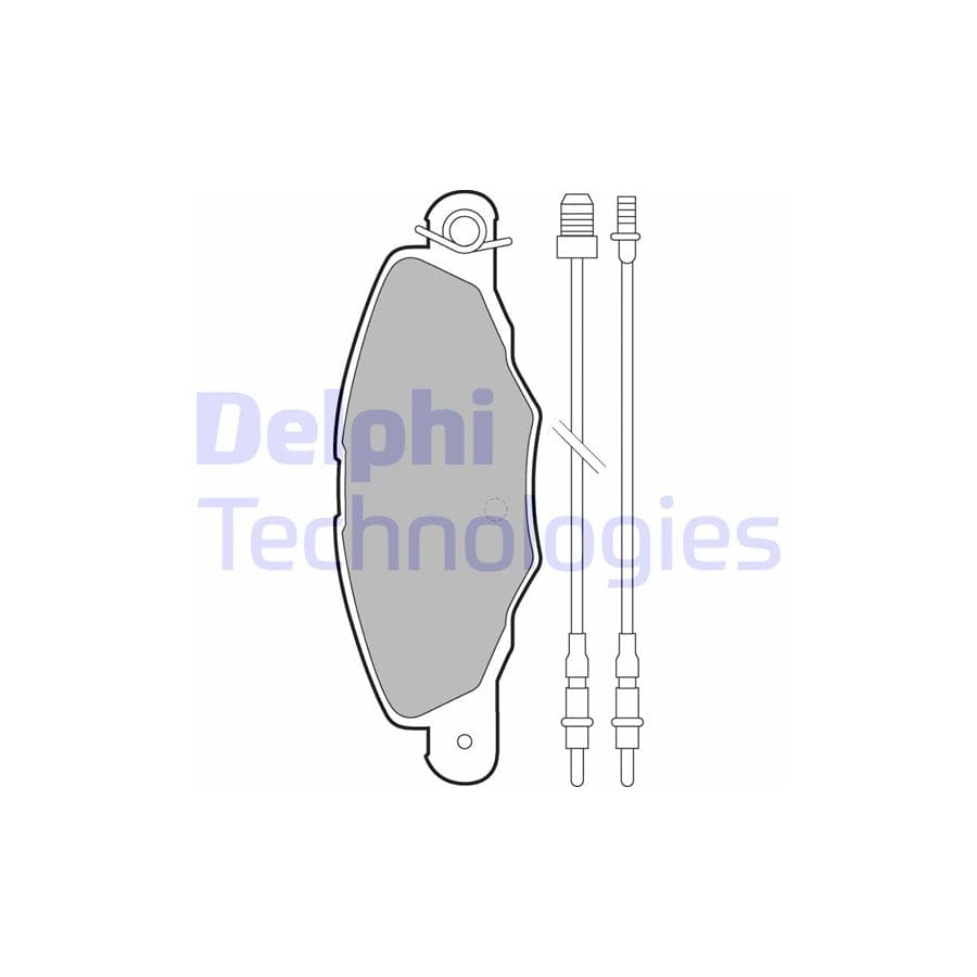 Delphi Lp1629 Brake Pad Set