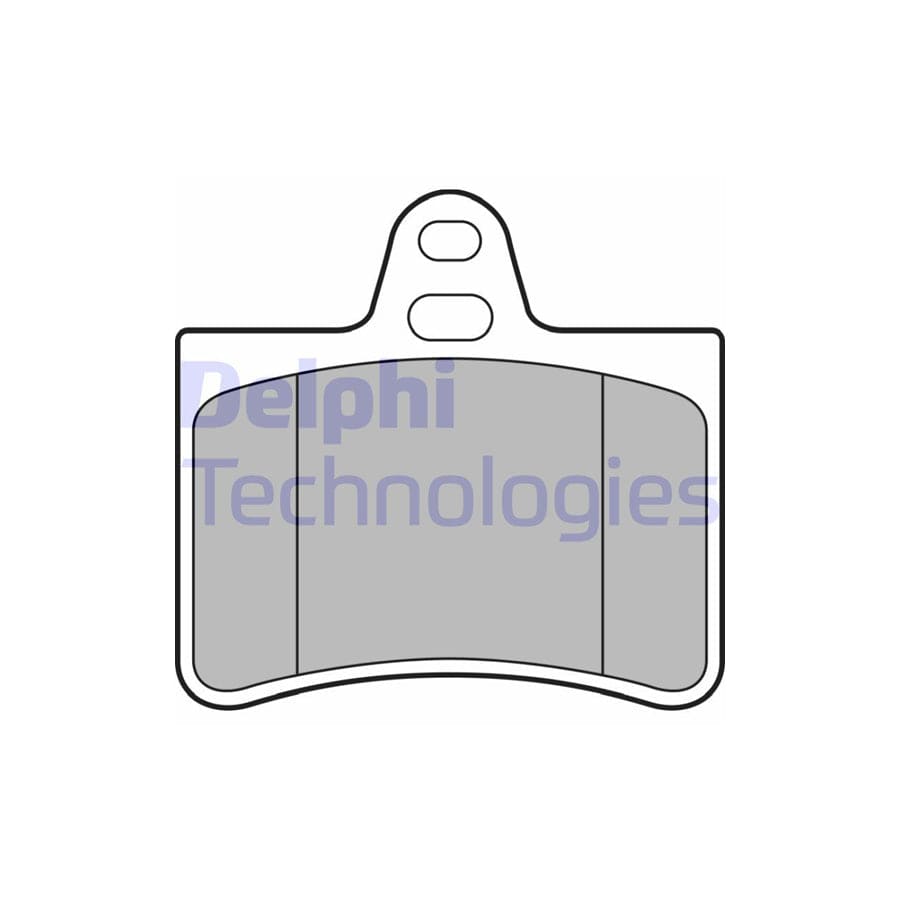 Delphi Lp1680 Brake Pad Set For Citroen C5