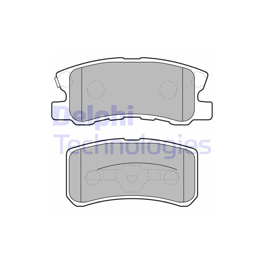 Delphi Lp1691 Brake Pad Set