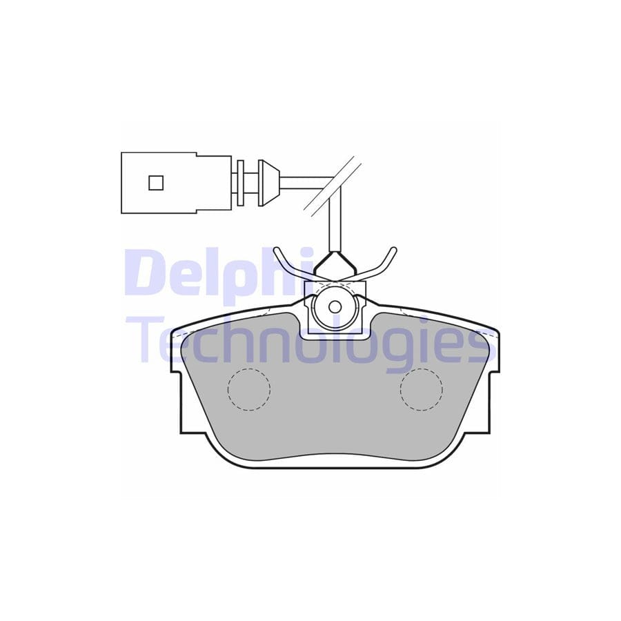 Delphi Lp1733 Brake Pad Set