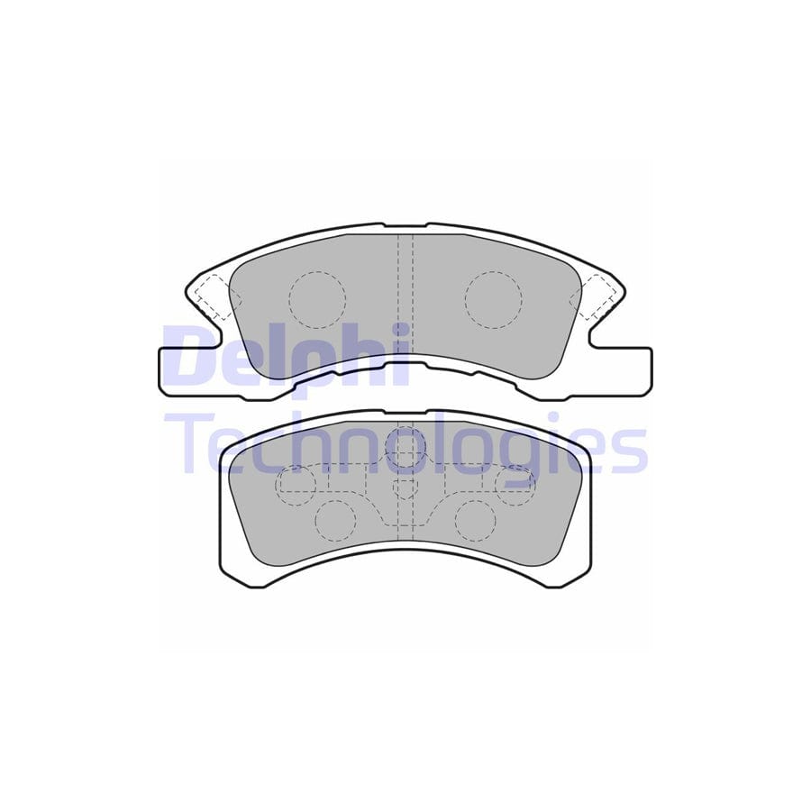 Delphi Lp1918 Brake Pad Set