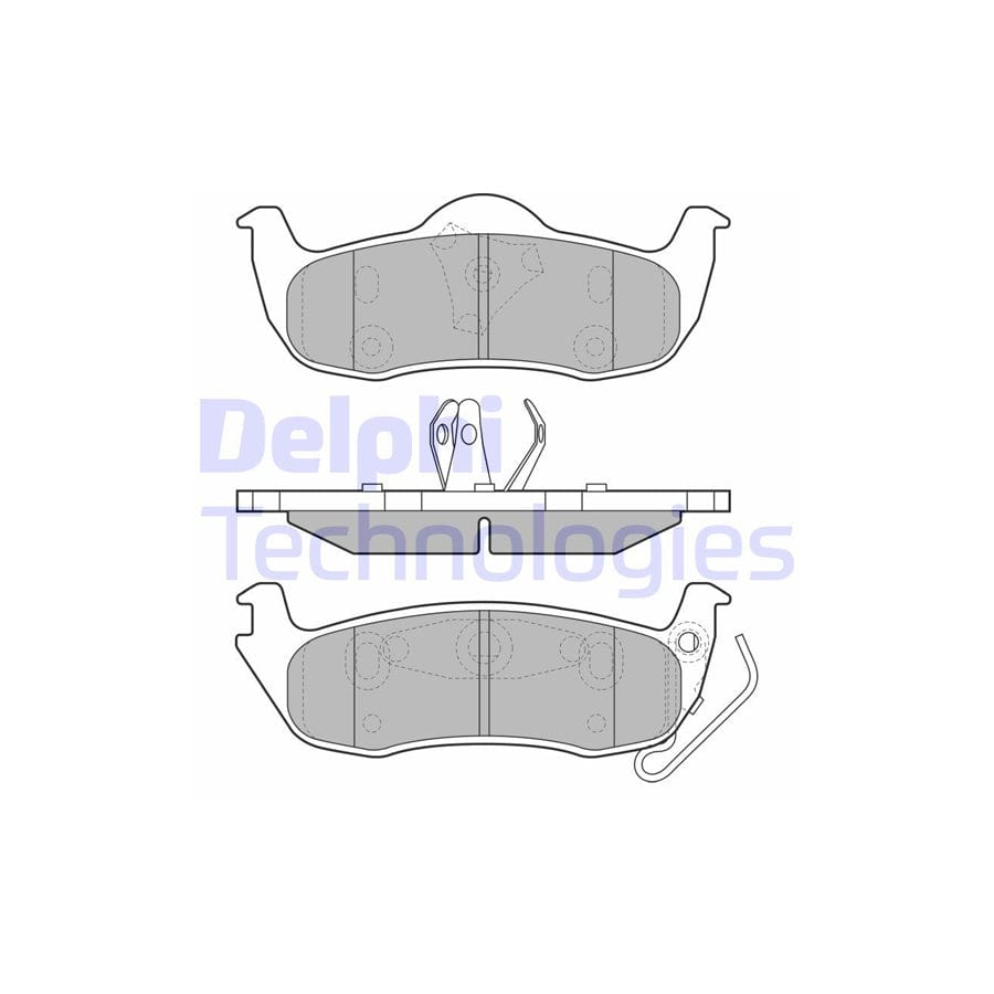Delphi Lp1975 Brake Pad Set