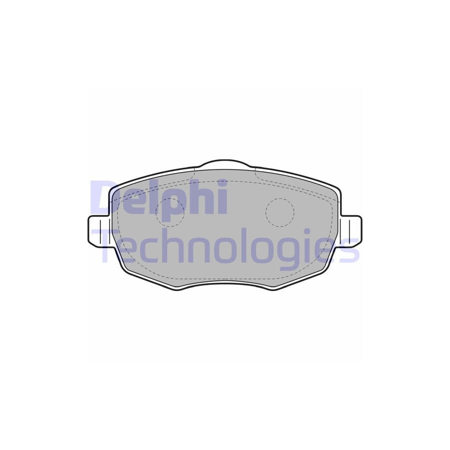 Delphi Lp2064 Brake Pad Set For Lancia Ypsilon Ii (843)