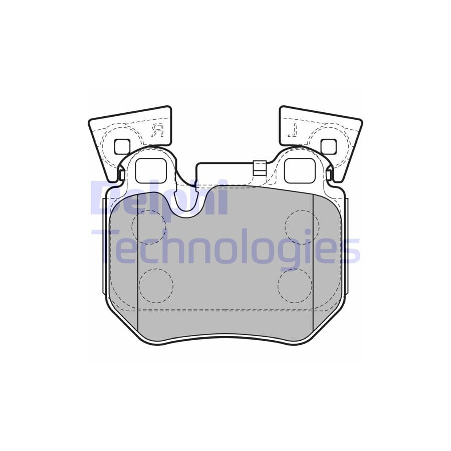 Delphi Lp2121 Brake Pad Set