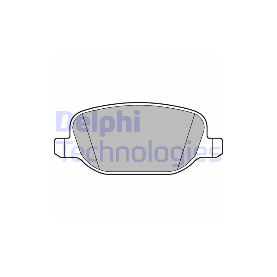 Delphi Lp2297 Brake Pad Set For Lancia Delta Iii (844)