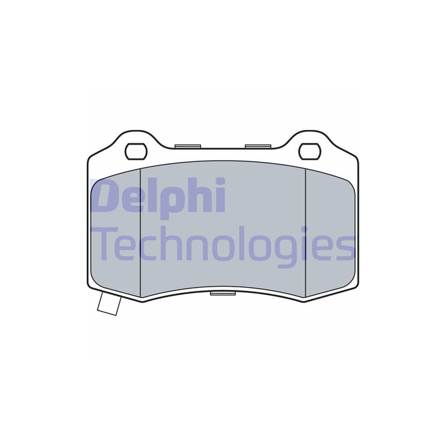 Delphi Lp3547 Brake Pad Set For Jeep Grand Cherokee