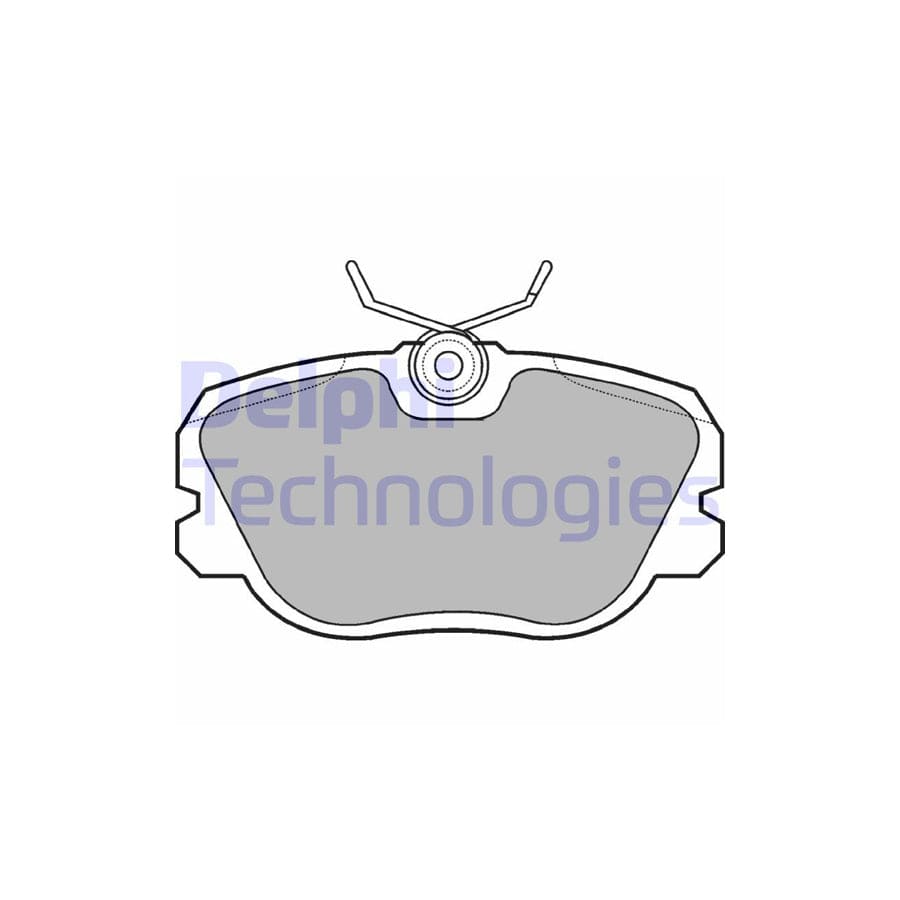 Delphi Lp731 Brake Pad Set