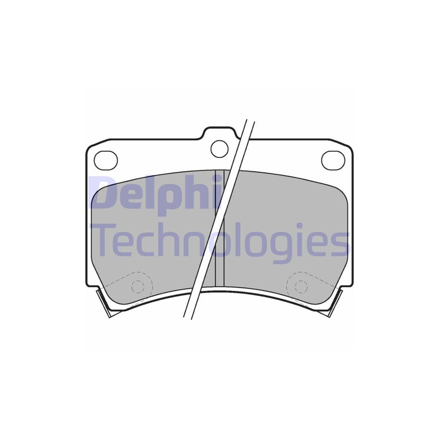Delphi Lp743 Brake Pad Set