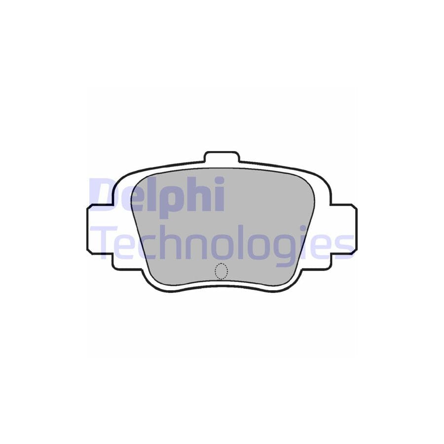 Delphi Lp780 Brake Pad Set For Nissan Micra Ii Hatchback (K11)