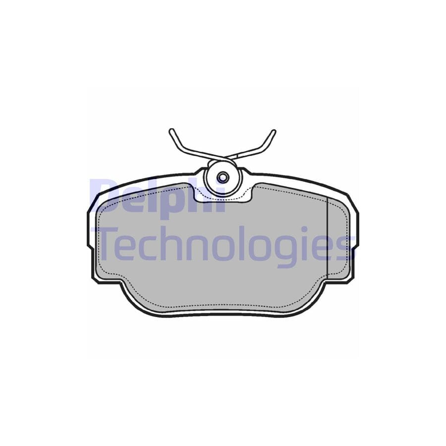 Delphi Lp914 Brake Pad Set