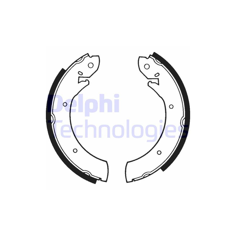 Delphi Ls1179 Brake Shoe Set
