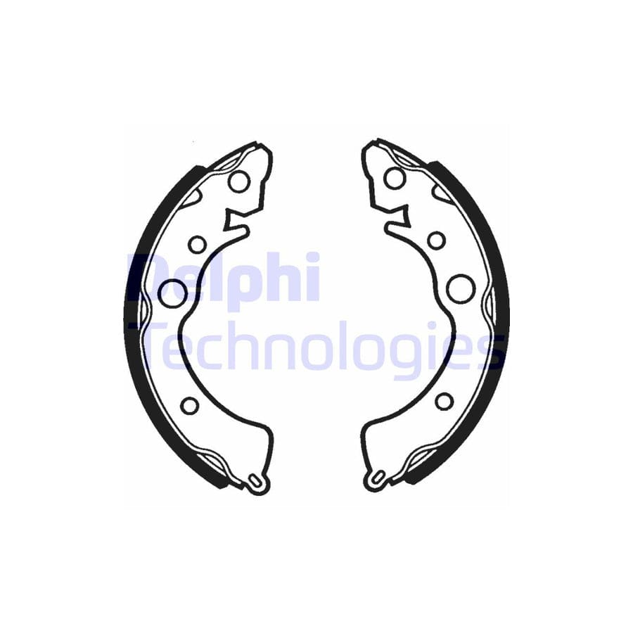 Delphi Ls1288 Brake Shoe Set