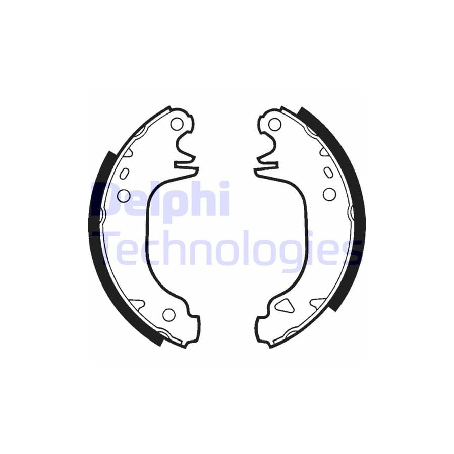 Delphi Ls1293 Brake Shoe Set