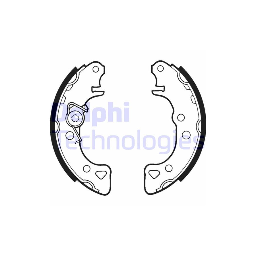 Delphi Ls1319 Brake Shoe Set