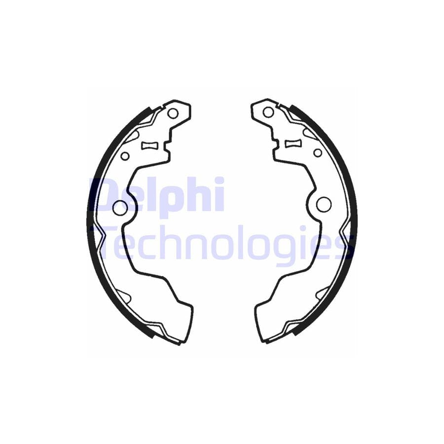 Delphi Ls1352 Brake Shoe Set