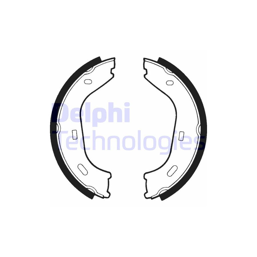 Delphi Ls1372 Handbrake Shoes