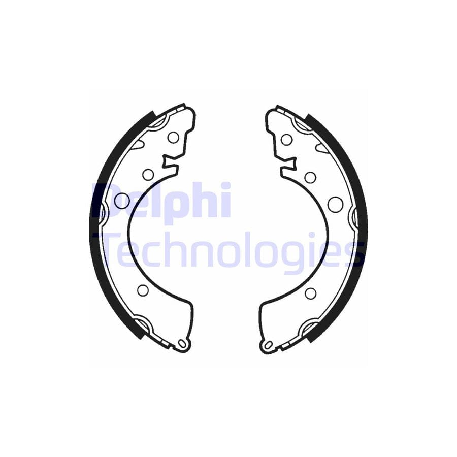 Delphi Ls1417 Brake Shoe Set