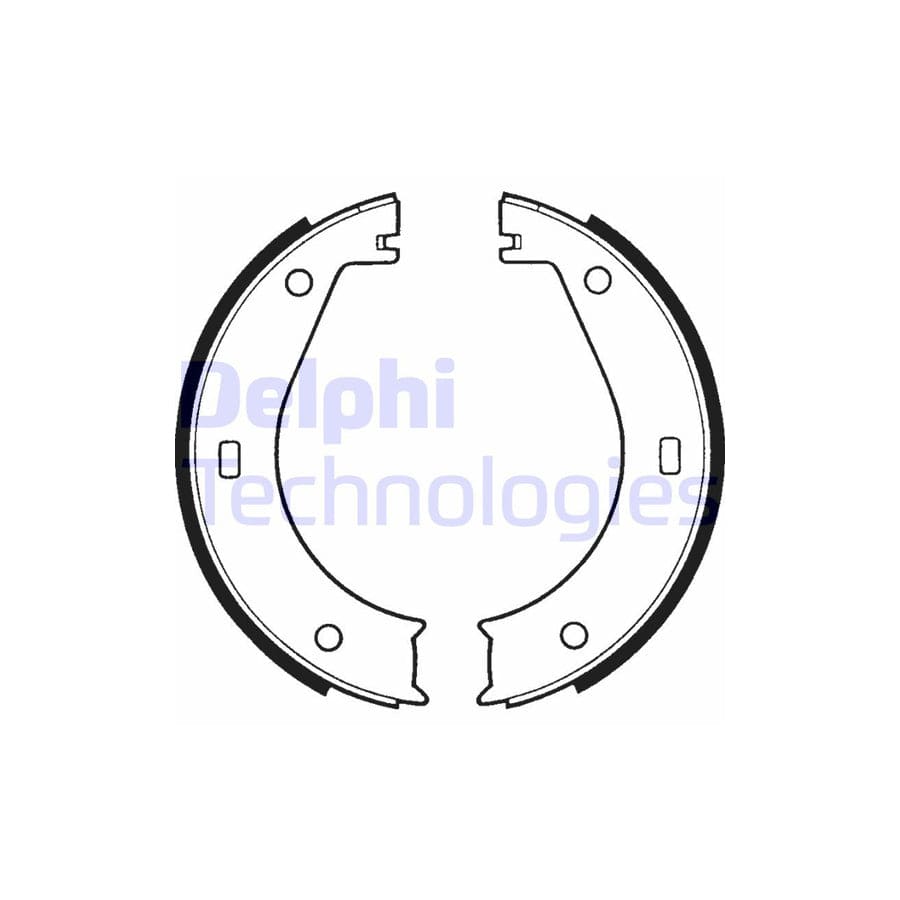 Delphi Ls1573 Handbrake Shoes