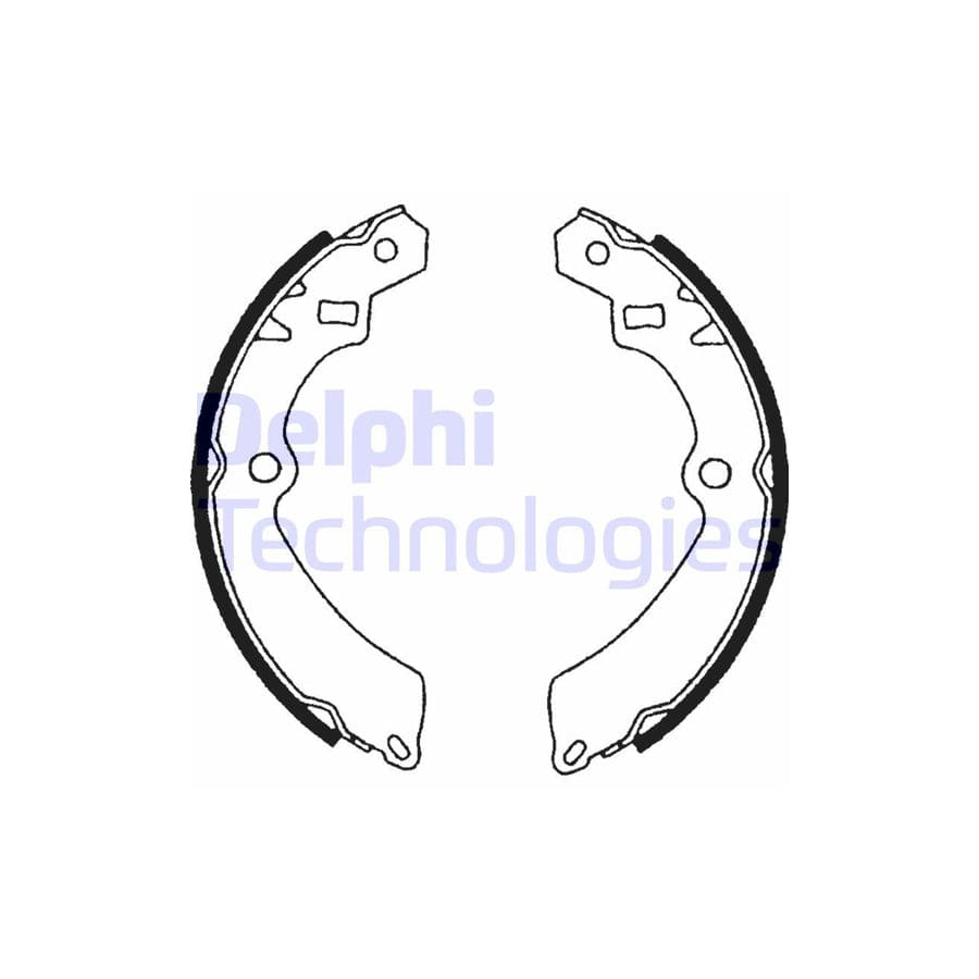 Delphi Ls1599 Brake Shoe Set