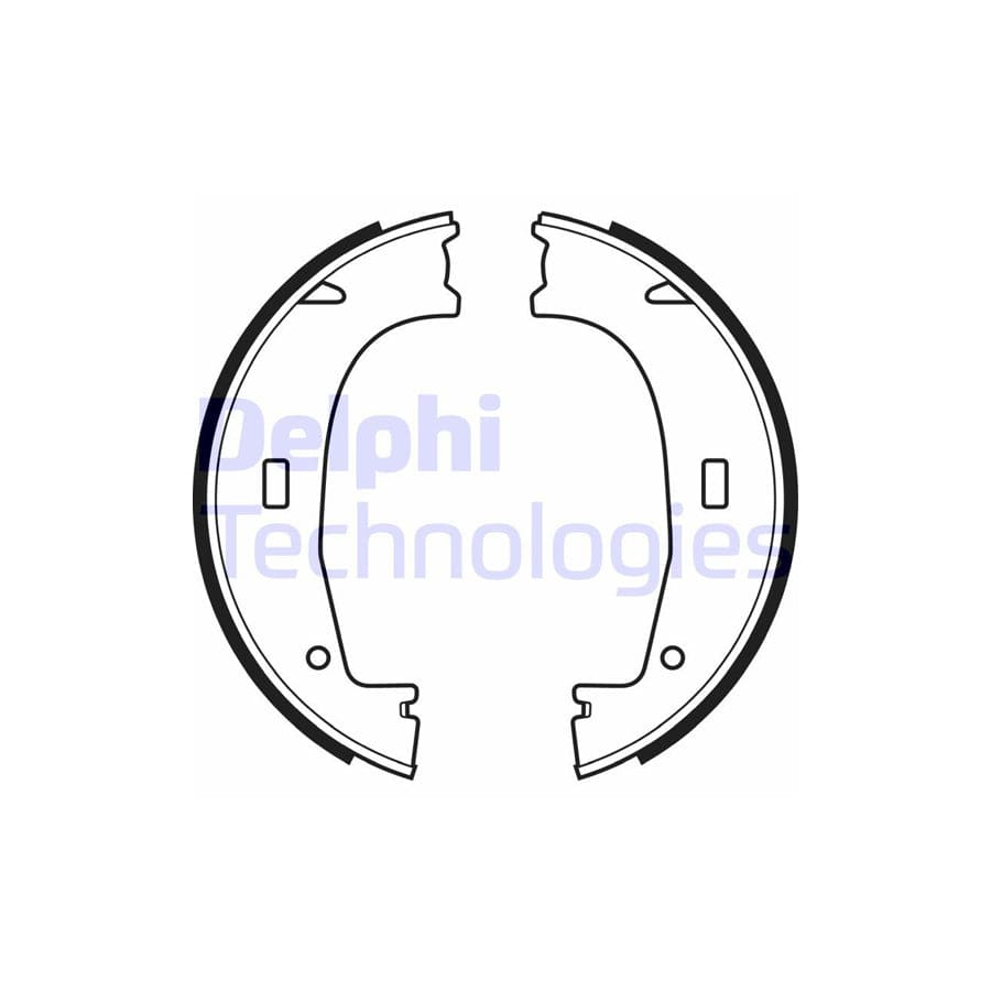 Delphi Ls1704 Handbrake Shoes