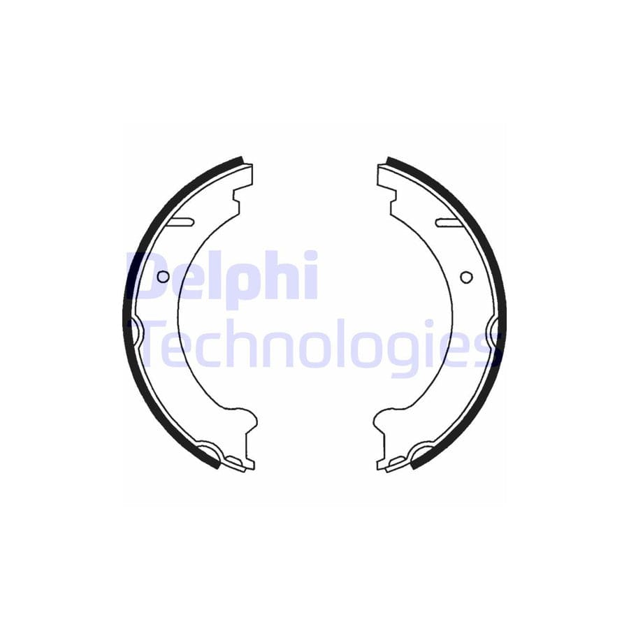 Delphi Ls1781 Handbrake Shoes